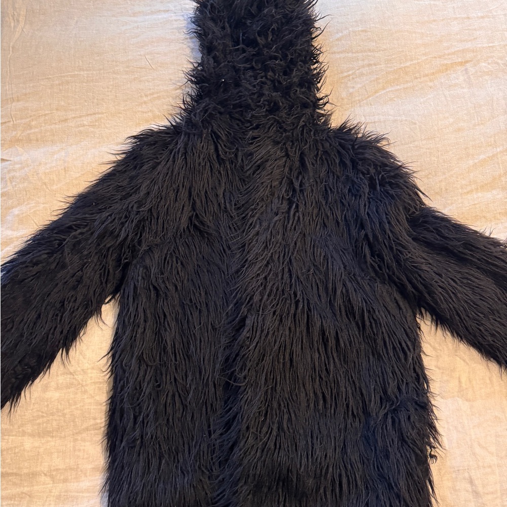 Men’s shaggy fur jacket